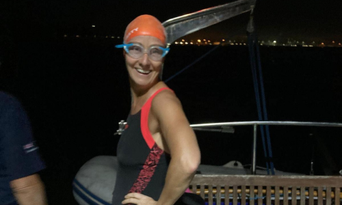 Kirsty Maguire swims the Channel for local charity