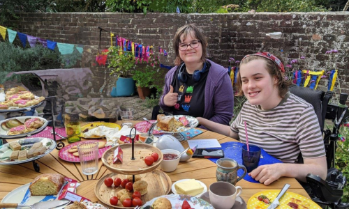 Orla and Emily's Tea Party success