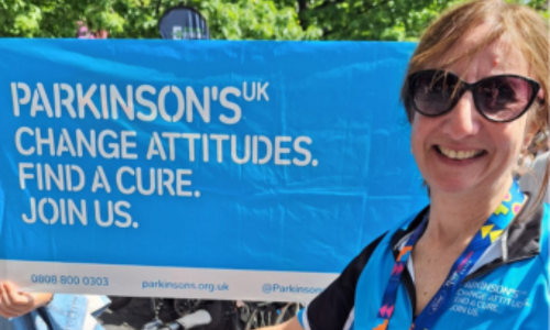 Katy completes 60-mile challenge for Parkinson’s UK